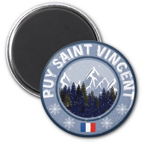Puy Saint Vincent Station de ski Magnet