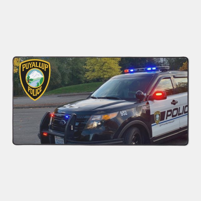Puyallup Police Desk Mat (Front)