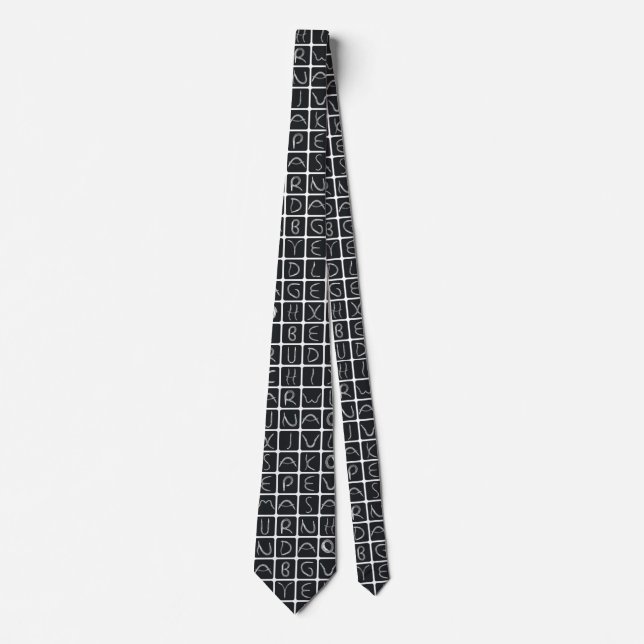 puzzle2b neck tie (Front)