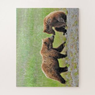 Puzzle 16x20 "56 oversized pieces" of grizzlies