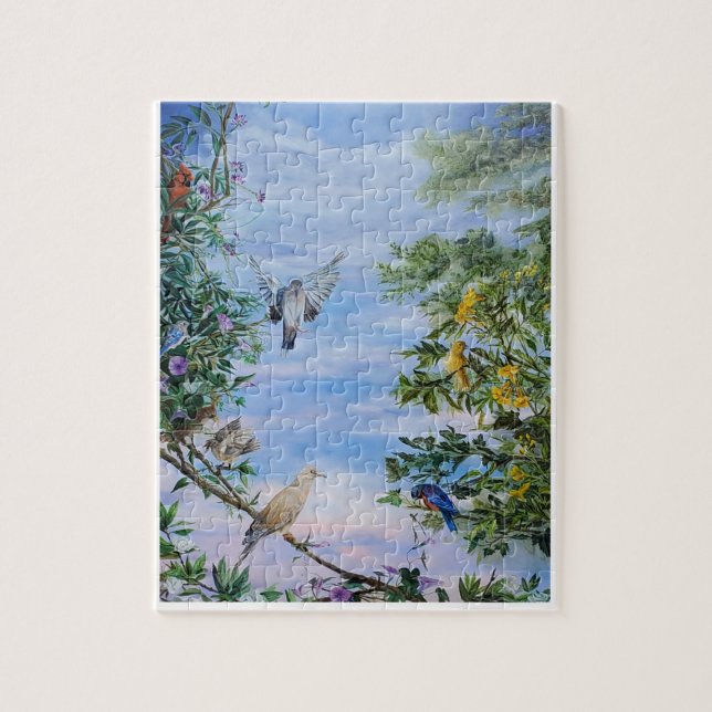 Puzzle, 8" x 10", 110 pieces jigsaw puzzle (Vertical)