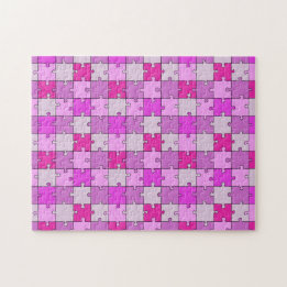 Puzzle a Puzzle Puzzle Challenge Pink