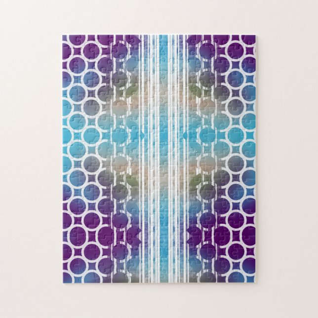 Puzzle abstract design, difficult puzzle (Vertical)