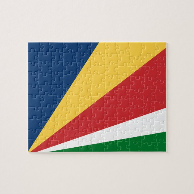 Puzzle abstract modern Design Seychelles Colors (Horizontal)