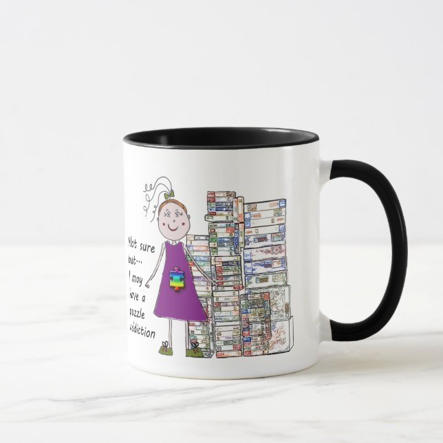 Puzzle addiction mug (Right)