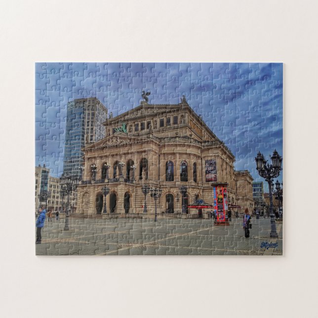 Puzzle "Alte Oper - El alma de Frankfurt" (Horizontal)