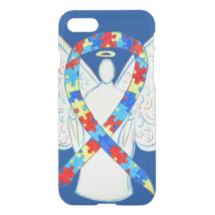 Puzzle Awareness Ribbon Angel Custom iPhone 7 Case