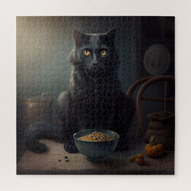 Puzzle Black Cat (Vertical)