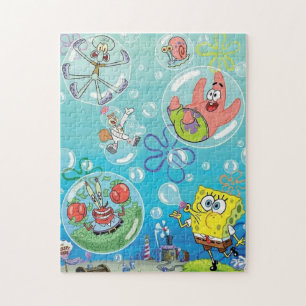 Puzzle Bob Sponja and her friends