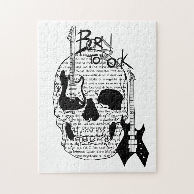 Puzzle “Born to Rock " (Vertical)