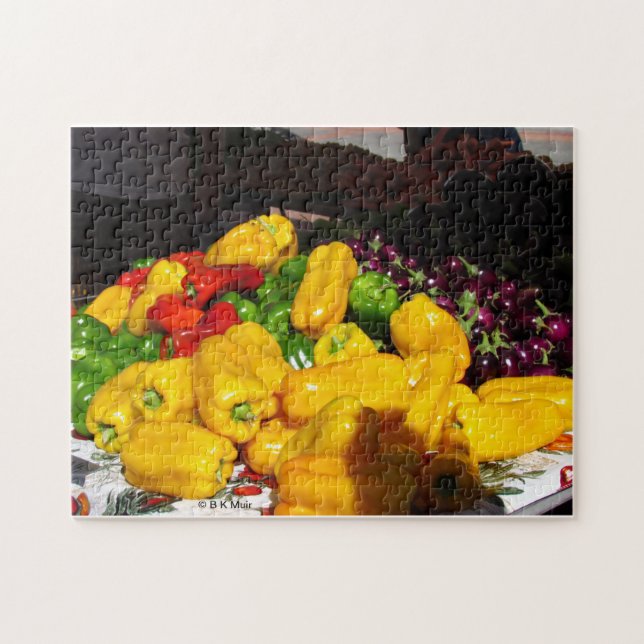 Puzzle - Bright Colored Peppers (Horizontal)