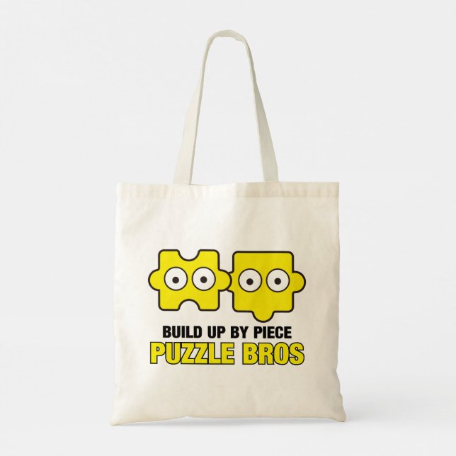 Puzzle Bros  Tote Bag (Back)