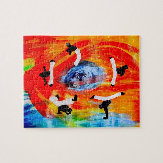 puzzle capoeira mma martial arts brazil axe ginga (Horizontal)