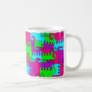Puzzle Cats "Elderberry wine" Coffee Mug