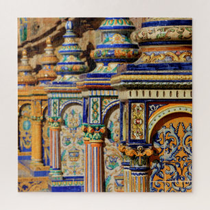 Puzzle Ceramics Detail Spain Square, Seville