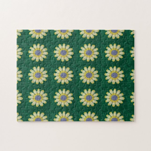 Puzzle - Daisy Crochet Pattern (Horizontal)