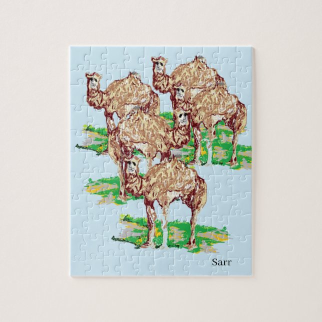 Puzzle : Day With Camels (Vertical)