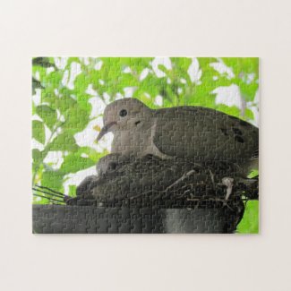 Puzzle - Family of Doves