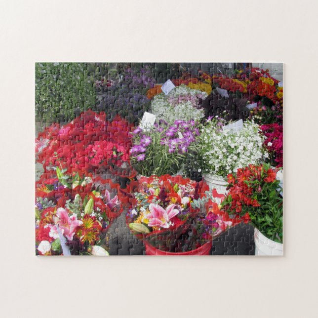 Puzzle - Flower Market (Horizontal)
