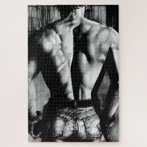 Puzzle For Him 20 x 30 Hand_drawn Art Male Fitness