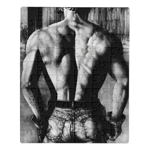 Puzzle For Him 8 x 10 Cool Male Bodybuilder