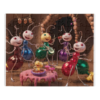 Puzzle for kids and adults..Happy Ants Party
