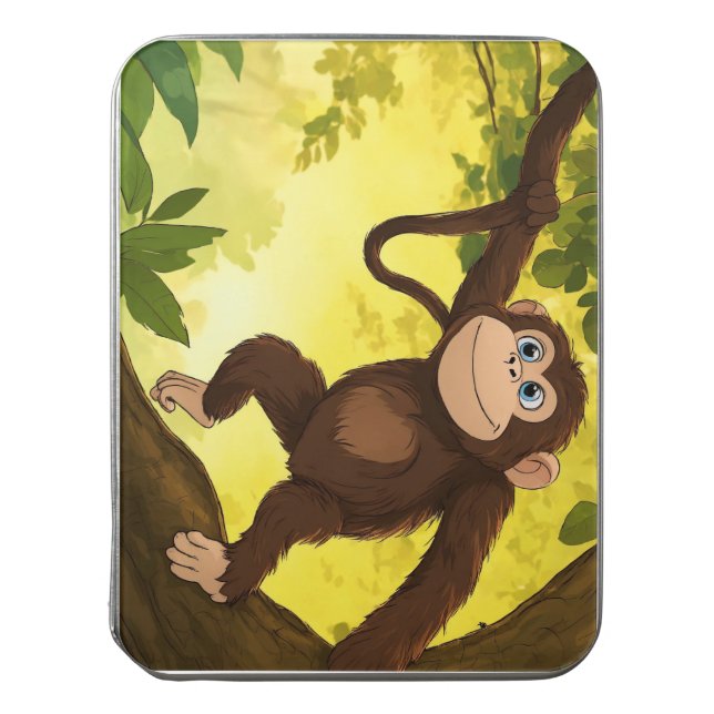 puzzle for kids - monkey in a tree (Lid Vertical)
