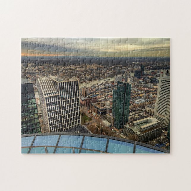 puzzle "Frankfurt desde las alturas" (Horizontal)