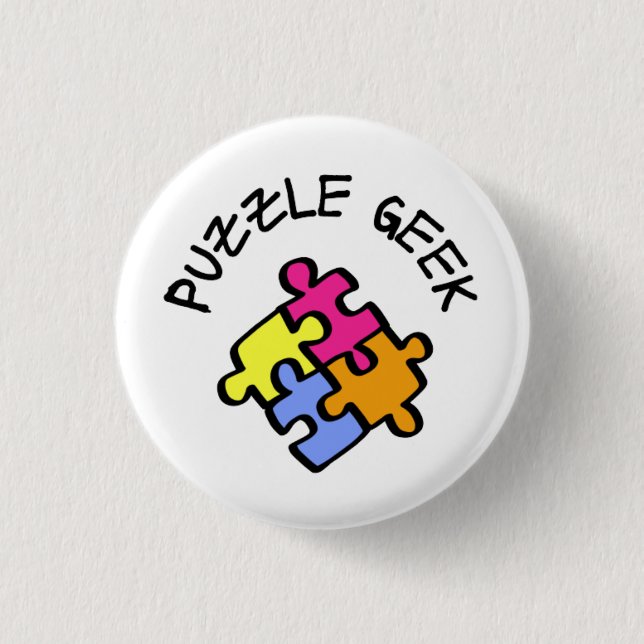 Puzzle Geek       Button (Front)