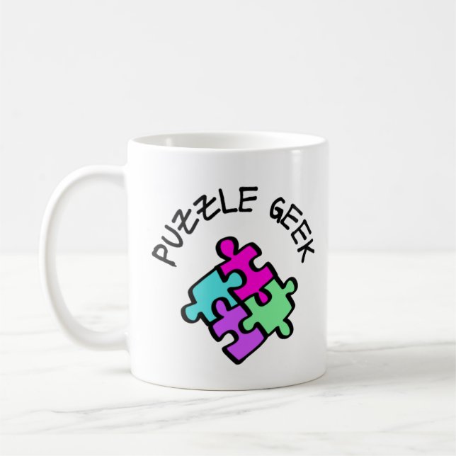 Puzzle Geek Coffee Mug (Left)
