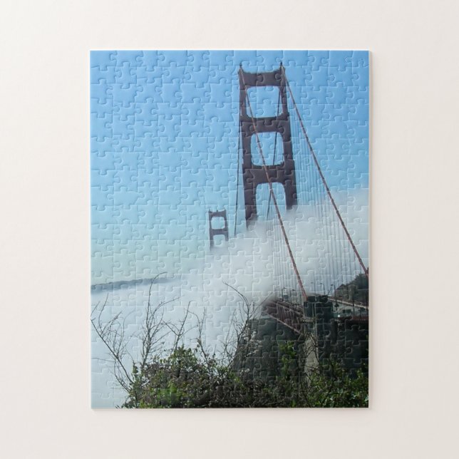 Puzzle - Golden Gate Bridge in Fog (Vertical)