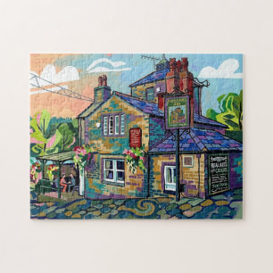 Puzzle Hall Inn, Sowerby Bridge Art Print