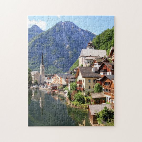 Trefl Puzzle 1000 Pezzi – Lago Di Hallstatt In Austria, Paesaggio Montano Con Villaggio, Idea Regalo Per Adulti E Ragazzi 6+