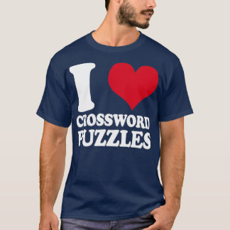 Puzzle I Love Crossword Puzzles1 T-Shirt