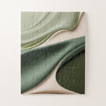 Puzzle in stylish abstract graphic