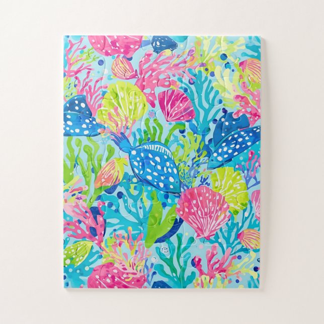 Puzzle in stylish graphic (Vertical)