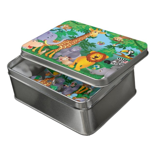 Puzzle in the Tin - In The Jungle (Lid Open)