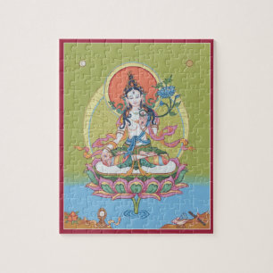 PUZZLE IN TIN - White Tara - Buddha of Longevity