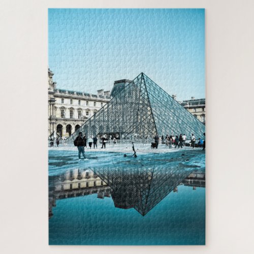 PUZZLE l Louvre Museum by day Paris France