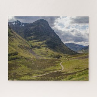 Puzzle Paisagem da Escócia - Vale de Glencoe 2