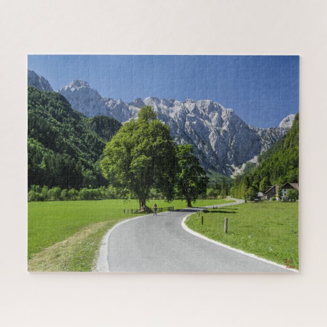 Puzzle Landscape of Slovenia - Logar Valley (Horizontal)