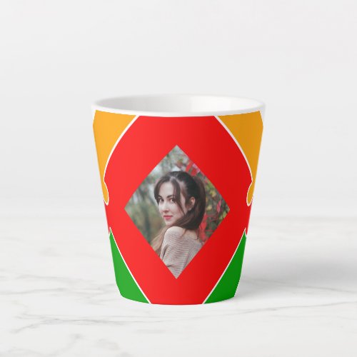 Puzzle Letter X Monogram Latte Mug