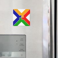 Puzzle Letter X Monogram