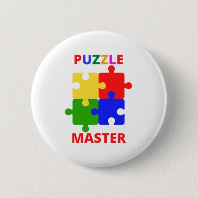 Puzzle Master Button (Front)