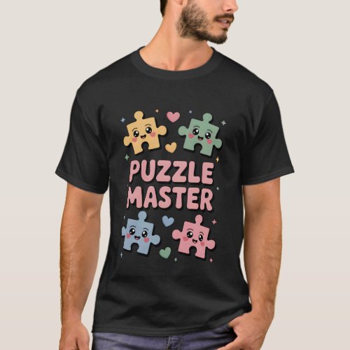 Puzzle Master Cute Puzzle Lover Present Men Women T-Shirt