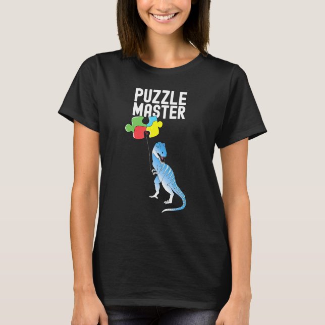 Puzzle Master Dinosaur Jigsaw Love Men Women Kids  T-Shirt (Front)