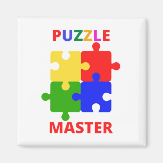 Puzzle Master Magnet (Front)