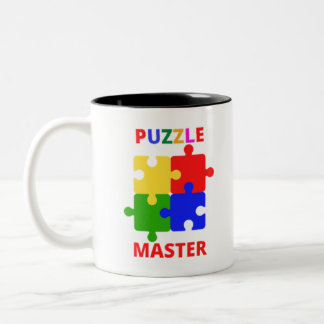 Puzzle Master Two-Tone Coffee Mug