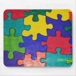 puzzle mouse pad