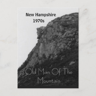 Puzzle New Hampshire old man of the mountain Postcard